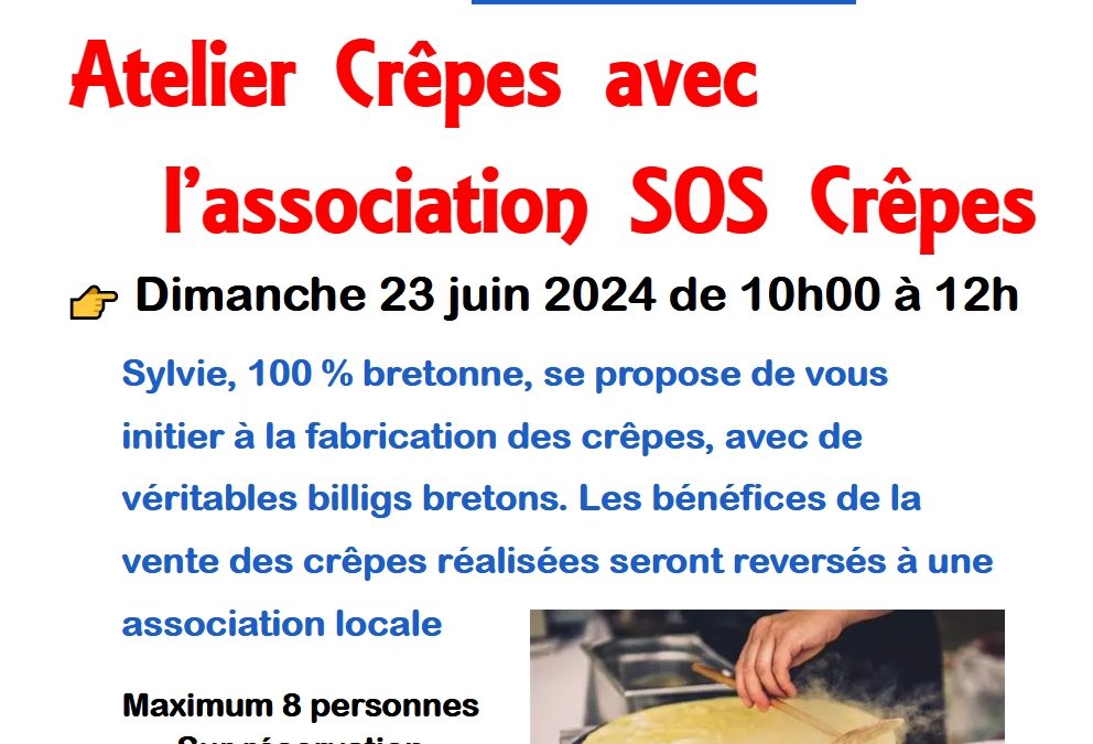 Atelier Crêpes avec SOS Crêpes