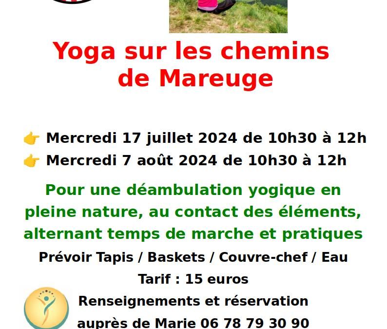 Yoga sur les chemins de Mareuge