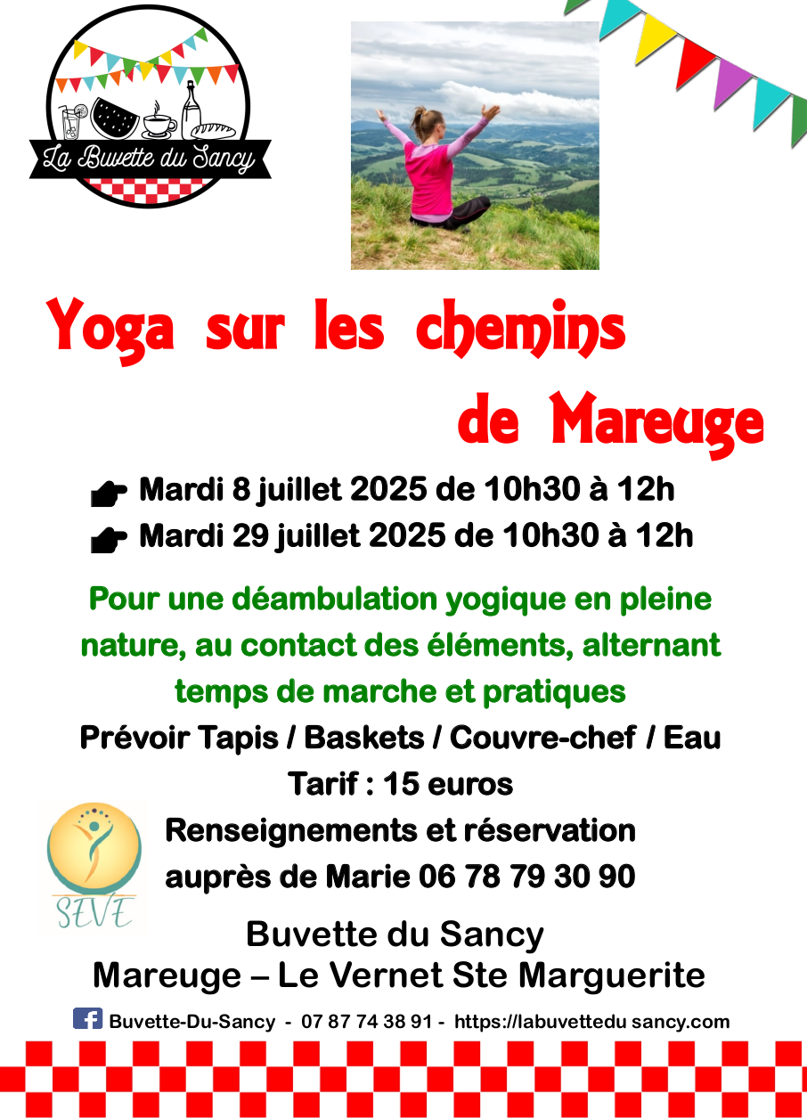 Ateliers Yoga - juillet 2025