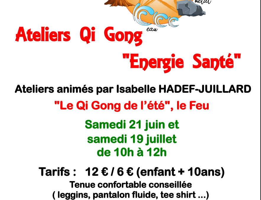 Ateliers Qi Gong – juillet 2025